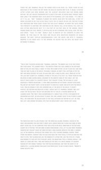 a black page with text on it